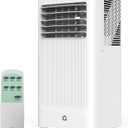 GarveeTech Portable Air Conditioner, 8000 BTU Air Conditioner for Bedroom with 3 in-1 Cooling AC Portable Air Conditioner for Room with Sleep Mode, Ventless Floor Air Conditioner, 3 Speeds Fan