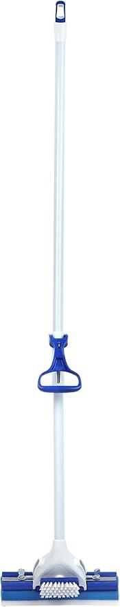  Magic Eraser Roller Floor Mop, White/Blue