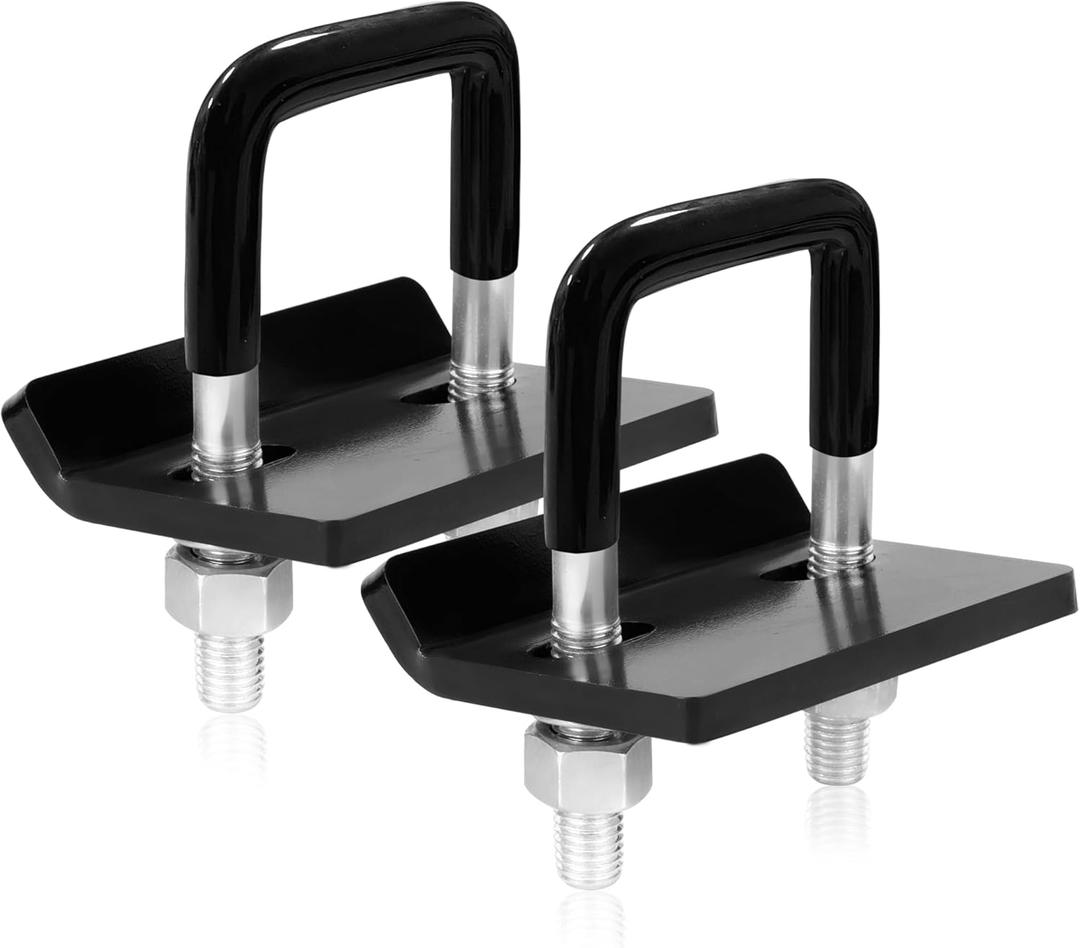 DEEAGLE 2 Packs Hitch Tightener Anti Rattle Stabilizer for 1.25" to 2" Trailer Hitches Reduce Movement On Hitch Mount Cargo Carrier Bike Rack Boat, RV Trailer Accessories