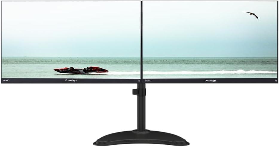 KS Doublesight Displays 2 Full HD 24 Monitors Dual Monitor Stand (1920 x 1080), 75Hz