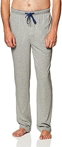 Hanes mens Solid Knit Sleep Pant With Pockets and Drawstring.L