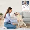 Gannyfer 2026 Wall Calendar,18 Months 22.75" x 15.5" Calendar 2025-2026, Use Now to DEC 2026, Large Spiral Binding Funny Dog 2026 Calendar, Perfect for Home, School or Office (6 Stickers Included) (Brown)