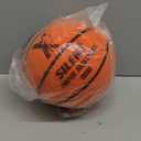 Silent Basketball Official Size 7 (29.5"): Upgraded 95% Bounce - Ultra Quiet Airless Basketball for Dribbling Indoor - Soft Foam Basketball with Realistic Grip and Deep Grooves for All Ages (Orange)
