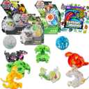 Bakugan Ultra Starter Pack - 42 Pc Bundle with 9 Bakugan Battle Balls, 18 BakuCores, 9 Character Cards, 3 Gate Cards & Temporary Tattoos