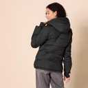Amazon Essentials Women's Heavyweight Quilted Long-Sleeve Hooded Puffer Coat (Black, 3X)