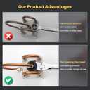 Anbull Ratcheting Combination Wrench with Open Flex head, 6PCS SAE Ratcheting Wrench Set with 180 Flex-head, 72 Gears Cr-V Steel Constructed