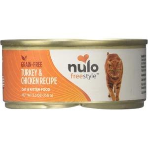 4 x Nulo Cat Freestyle Pate Canned Cat & Kitten Food, Turkey & Chicken Recipe ,5.5 Ounce (Pack of 1) (EXP 07/24/27)