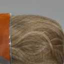 RENERSHOW Layered Blonde Bob Wigs for White Women with Bangs Straight Short Hair Wig Synthetic Ombre Blonde Highlight Bobo Haircuts 12inch Average Size Natural Daily Party Wig