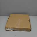 5FT Christmas Trees with 90 Lights, Collapsible Artificial Sequin Pop Up Christmas Tree, Tinsel Slim Pencil Christmas Tree for Home Holiday Fireplace Party Indoor Outdoor Xmas Decorations (Sliver&Red)