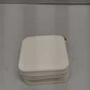 VOMNA Mini Jewelry Travel Case,Small Jewelry Box,Traveling Jewelry Organizer,Portable Jewellery Storage Holder for Rings Earrings Necklace Bracelet Bangle Organizer Boxes for Girls Women(PU-White) (J1 - 1 Pack - White)