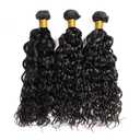 Wet And Wavy Human Hair Bundles Water Curly 3 Bundles Hair Weave 24 26 28 Inch Natural Black Water Wave Bundle Unprocessed Brazilian Hair Extensions 50 Grams Per Bundle