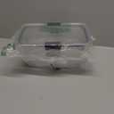 Rubbermaid 2118315 Brilliance Glass Storage 8-Cup Food Containers with Lids, 2-Pack (4 Pieces Total), Large, Clear & Brilliance Food Storage Container, Large, 9.6 Cup, Clear 1991158