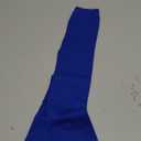 Zando Kids Soccer and Baseball Knee High Socks - Girls Cotton Long Seamless Socks for 3-12 Years (Pure Blue)