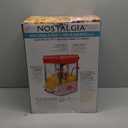 Nostalgia Popcorn Maker Machine - Professional Tabletop With 2.5 Oz Kettle Makes Up to 10 Cups - Vintage Popcorn Machine Movie Theater Style - Red/White