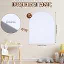 Novabright 10 Piece Arched White Foam Board, 11 x 14 Inches (3mm), PVC Foam Poster Board, Waterproof, Suitable for Signs, School Projects, Handicrafts, Artistic Creation, Indoor and Outdoor Use