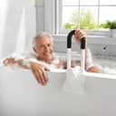 Bathtub Safety Rail, Bathtub Handle Grab Bar with Non-Slip Grip for Seniors, Elderly, Fits 3.1 to 6.7 Inch Tub Walls, Supports 300 lbs