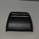 Carbon Fiber AC Vents Cover for Tesla Model 3 Model Y, Rear Center Console Air Vent Trim for Tesla Accessories (Matte Carbon)