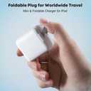 iPad iPhone Charger Fast Charging [ Apple Certified ] 2Set 6FT USB to Lightning Cable iPad Cord with 12W Foldable Block i Phone Charging Travel Wall Plug Compatible with i Pad, iPadPro, iPadAir,iPhone