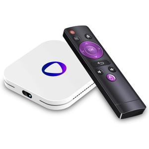 LEFFOT Android 13.0 TV Box, 2GB RAM 16GB ROM, M1 4K Ultra HD Home TV Streaming Device, 4K@60Hz Video Output, Support 2.4G & 5G WiFi 6, BT 5.0, HDR10, 3D, Rockchip RK3528 Quad-Core A53 CPU