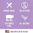 Full Moon Natural Cut Pork Jerky Healthy All Natural Dog Treats Human Grade Grain Free 10 oz