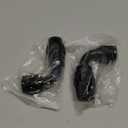 LokoCar 10AN Hose End Fitting 90 Degree Swivel For CPE Braided Hose Black 2Pcs