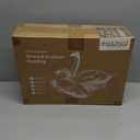 Cobnom Hotel Luxury Feather Down Comforter Queen Size, Medium Warm All Season Duvet Insert, Silky Soft Egyptian Cotton Blend Cover, Ethically Sourced Feather & Down Filled, 90x90 Inch, White