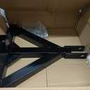 3 Point 2 Inch Receiver Drawbar Hitch Adapter for Farm Equipment (Category 1 Tractors)