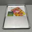 Nordic Ware Extra Large Baking Sheet, 21 x 15 inches, XL Big sheet pan Natural Uncoated Aluminum, Reinforced Steel Rim Prevents Warping, 1pk Big Sheet