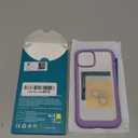 Diaclara Designed for iPhone 14 Case, Full Body Rugged Case with Built-in Touch Sensitive Anti-Scratch Screen Protector, with Camera Lens Protector for iPhone 14 6.1" (Peri Purple)