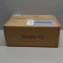 WOSHITU Gold Bathroom Light Fixtures: Modern Vanity Lighting Fixtures 2 Lights for Bathroom Mid Century Vanity Light Sconces Over Mirror with Frosted Milky Glass for Bath Bedroom Makeup