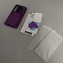 Vihibii for Samsung Galaxy S26 Ultra Case with 2X Privacy Screen Protector [Tempered Glass], Card Holder (4 Cards) [RFID Blocking] & Slide Camera Cover, Rugged Wallet Case for S26 Ultra, Dark Purple