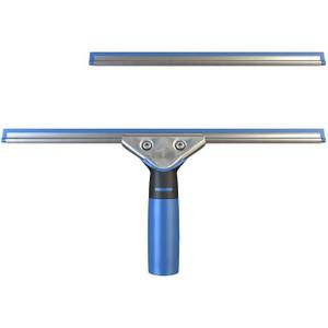 Professional Squeegee - Premium Quality Silicone Rubber Blades with Ergonomic Handle for Streak-Free Cleaning - Perfect for Windows, Shower Doors, and Railings