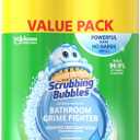 Scrubbing Bubbles Bathroom Grime Fighter Aerosol, Rainshower, 20 oz, 2 Count