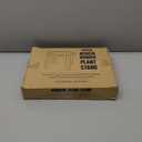 Demigo Indoor Plant Stand, Acacia Wooden Decorative Plant Shelf with Spill-Proof Tray, Stable 8 Tall Flower Holder for Heavy Pots, Gardening Display for Decor Living Room Patio - Dark Brown (Medium)