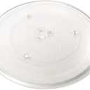 HQRP 13 1/2" Glass Turntable Tray fits Frigidaire 5304464116 5304509621 FFMV162LSA CFMV152CLBA CFMV157GBA CFMV162LBA FFMV1745TBA PLMV168CC1 Microwave Oven Cooking Plate 13-1/2-inch 345mm