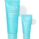 TULA Skin Care Cult Classic Purifying Face Cleanser, Full and Travel Size Duo - Gentle and Effective Face Wash, Makeup Remover, Nourishing and Hydrating, Set of 2