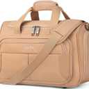 Carry on Duffel Bag Foldable Duffle Bags for Travel, Under Seat Personal Item Bags for Airplanes, Weekender Overnight Mens Travel Tote Bag for Women Small Softside Carry on Luggage (Pink)