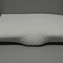 Derila Cervical Queen Size Pillow for Sleeping - Support Pillow for Side, Back, Stomach Sleepers - Contour Best Bed Pillows for Sleeping (1 Pillow | White)