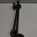 Adjustable Suction Cup Towel Bar for Bathroom Wall, 14.624 Inches Black Towel Bar, Stainless Steel Bath Towel Holder, Towel Racks for Bathroom Shower (Matte Black, 2 Pack)