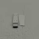 Door Stop, No Drilling Door Stoppers to Keep Door Open, Easy Pedal Kick Down Door Holder, Bottom of Door (White x 1 Pack)