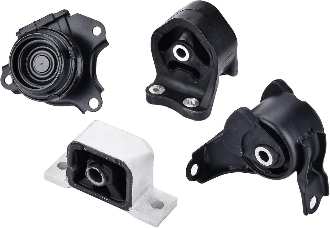 4PCS Engine Motor Mount Kits Compatible with Honda CRV 2.4L 2002-2006 Engine Transmission Motor Mount Replace A4504 A4506 A6596 A6597