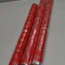 FOPINOA 3 Roll Valentine's Day Cellophane Wrap Set, 32 in x 100 ft Valentines Cellophane Wrap Clear Cellophane Wrap Roll Treat Gift Basket Red Wrapping Cellophane Paper for Valentine's Day Party Decoration