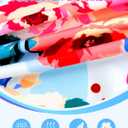 Snowheart Girls Swimsuit One Piece Bathing Suit Kids Quick Dry Shoudler Ruffle Floral Swimwear for 3-12 Years Old (4-5T, Multicolor White)