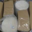 100 pack 12 oz Disposable Thickened Coffee Cups with Lids, Scald Resistant Hot Cup with Sleeve and Straw, To Go Coffee Cups for Home, Office, Cafes and Party (White 12oz)