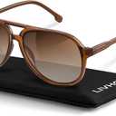 livho Trendy Polarized Aviator Sunglasses Women Men, Retro Sun Glasses for Women Men 2025, Oversized UV Protection Shades