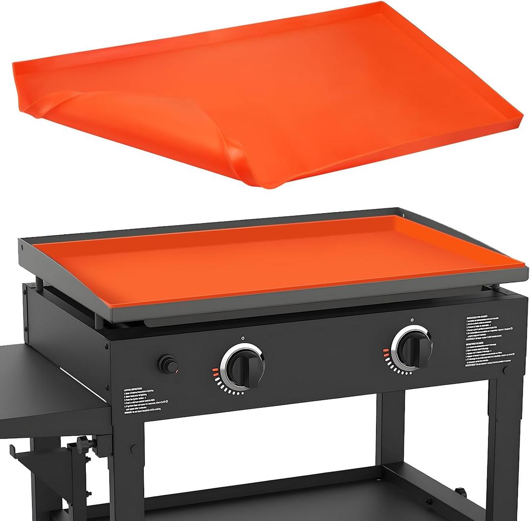 36" Silicone Griddle Mat for Blackstone, Heavy Duty Food Grade Silicone Griddle Cover, BBQ Shield Against Rust, Grease & Dirt, All-Season Protection