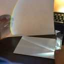 Eisco Labs 3 Piece Acrylic Prism Set - Ultra Durable and Lightweight - 1, 2, and 4 Inch Lengths - Designed for Teaching Physics and Refracted Light - Create Spectrums, Create Rainbows for Photography