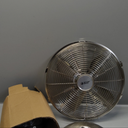 BEYOND BREEZE 12 Inch All Metal Retro Oscillating Table Fan, Desk Fan with 3-Speed Adjustable and 80 Wide Oscillation, Ideal for Bedroom, Office and Kitchen