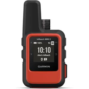 Garmin inReach Mini 2, Lightweight and Compact Satellite Communicator, Hiking Handheld, Orange - 010-02602-00