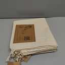 LEAFICO Cotton Storage Bags  X-Large 14x17 Inch (6-Pack)  Reusable Muslin Bags with Drawstrings  Biodegradable Canvas Fabric Sacks  Perfect for Bread, Bulk Produce, Potatoes, Onions, Shoes